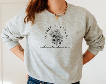 Catholic Gifts for Women Sweater Latin Mass Shirt Confirmation Gift Catholic shirts for women Catholic sweater Mom Gift godmother sweatshirt