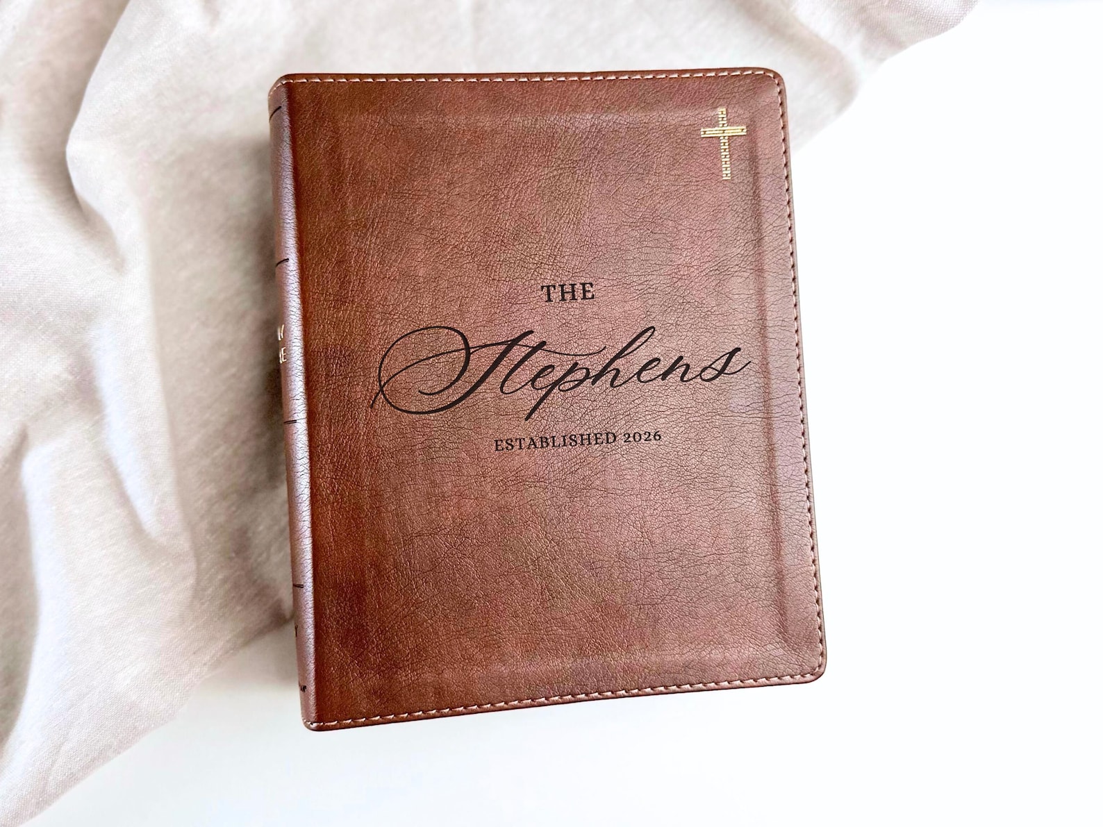 Customized Family Leather Bible