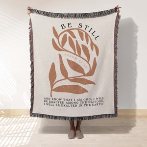 Bible verse Christian tapestry godly gifts thinking of you gift for woman woven tapestry sympathy gift for women throw blanket for bed gift
