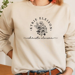 Catholic Sweatshirt for Godmother gift idea Latin Mass Print Sweater aunt gift from niece Catholic Gift thinking of you gift catholic hoodie