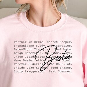 Best Friends Shirt, Gift for Best Friend, Matching Best Friends Shirt, Best Friend Birthday Shirt, Best Friend Sweatshirt, Bestie Sweatshirt