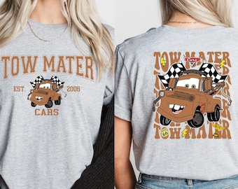 Disney Tow Mater Cars Shirt, Piston Cup Champion Shirt, McQueen Cars Shirt, Disneyland Vacation Shirt, Disney Cars, Disney Car Race Shirt