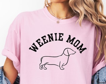 Dachshund Mom Comfort Colors® Shirt, Dachshund  Shirt, Dog Mom Gift Shirt, Dachshund Mama gift, Dachshund Gift Shirt