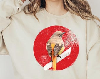 Retro Bird Sweatshirt, Birdwatchers Gift, Bird Lovers Shirt,  Birdwatcher Shirt, Cute Birdie Shirt, Funny birds shirt, Bird Gift