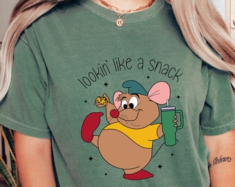 Lookin Like A Snack Shırt,Cute Gus Gus Shirt,Cinderella Shirt,Family Christmas Shirt,Disneyland Trip Shirt,Disney Christmas Shirt,Xmas Shırt