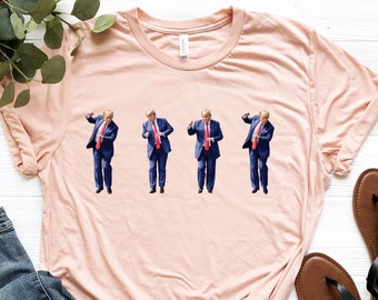 Trump 2024 Shirt,Trump Shirt,Republican Shirt,Pro Trump Shirt,Trump shot shirt,president Trump shot,Trump Dance Tshirt, Save America Tshirt