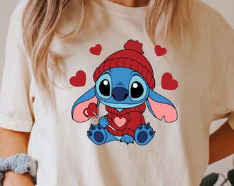 Stitch Valentine's Day Shirt,Disney Valentine's Day T-Shirt, Love Shirt,Valentines Day Gift, Stitch Shirt,Disneyland Shirt,Disney World Gift