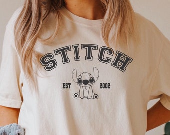 Stitch Est 2002 T-Shirt, Lilo And Stitch Cartoon Shirt,Cute Stitch Shirts, Disney Trip Tshirts, Stitch Snacks Tee,Disney World Shirts,disney