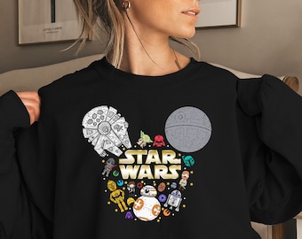 Star Wars Mickey Mouse Sweatshirt,Mickey Disney Shirt,Star Wars Mickey,Disney Trooper Galaxy Tee Mickey Mouse Shirt, Star Wars Mickey Tshirt