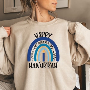 Happy hanukkah sweater 2025