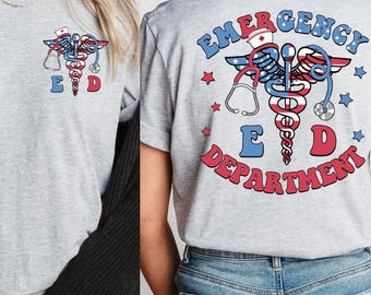 Er Nurse 4th of July Shirt, Emergency Department Shirt, Er Nurse Shirt, Emergency Nurse Tee, Emergency Room T-shirt, Emergency Nurse Shirt