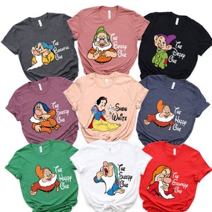 Seven Dwarfs Family Matching Shirt,Seven Dwarfs Group Costumes,Seven Dwarfs,Disney Group Shirts,Disney Family Shirts,Seven Dwarfs Character