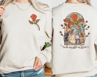 Disney Tale as Old as Time Sweater,Beauty And The Beast,Disneyland Family Trip,Disney Gift Shirt,Princess Shirt,Disney Belle,Disney Princess