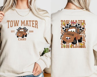 Disney Tow Mater Cars Sweater,Piston Cup Champion Shirt, McQueen Cars Shirt, Disneyland Vacation Shirt, Disney Cars, Disney Car Race Shirt