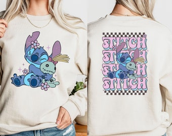 Disney Stitch Sweater,Stitch Shirt,Cute Stitch,Disney Trip Shirt,Stitch Snacks,Stitch Disneyland Shirt,Stitch Lilo Cartoon,Disney Kids Shirt