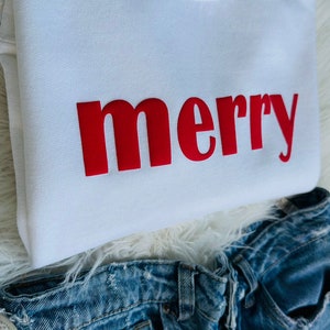 Merry Match Box Sweatshirt
