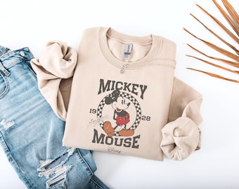 Vintage Mickey Mouse Sweatshirt,Mickey Sweatshirt,Disney Trip,Disney Mickey 1928 Sweatshirt,Retro Mickey Hoodie,Magic Kingdom,Funny Disney