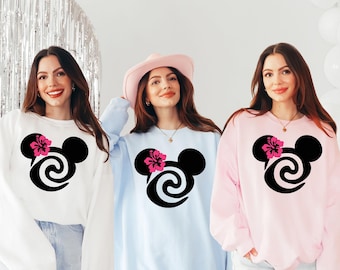 Minnie Mouse Sweatshirt,Disney Family Shirt,Disneyworld Shirt,Minnie Trip Shirt,Minnie Shirt,Disney Girl Trip Shirt,Disney Vacation Shirt