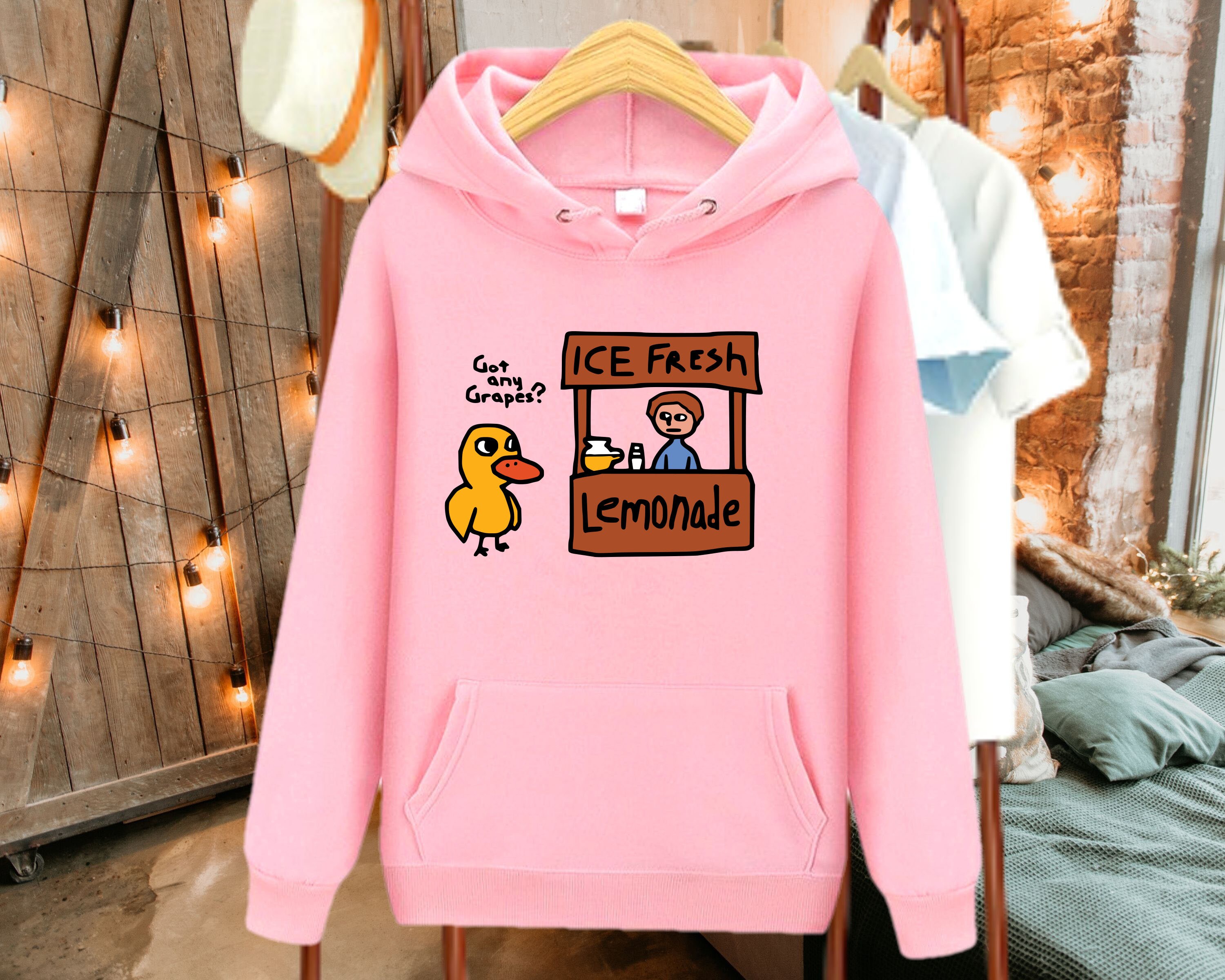 Got Any Grapes Duck Song Lemonade Long Sleeve T-Shirt - DE