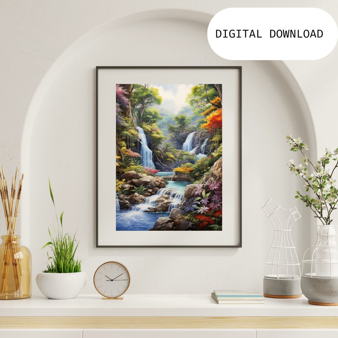 Printable Vintage Digital Art Wall Decor Download Home - Etsy