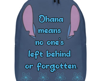 Stitch Ohana Minimalist Backpack