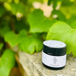 Lavender Tallow Balm | Grass-Fed Natural Moisturizer | Calming Skincare for Dry Sensitive Skin | Handmade Lavender Face & Body Balm