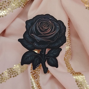 Black Rose Sticker