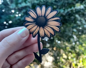 Daisy Flower Sticker Decal - Etsy