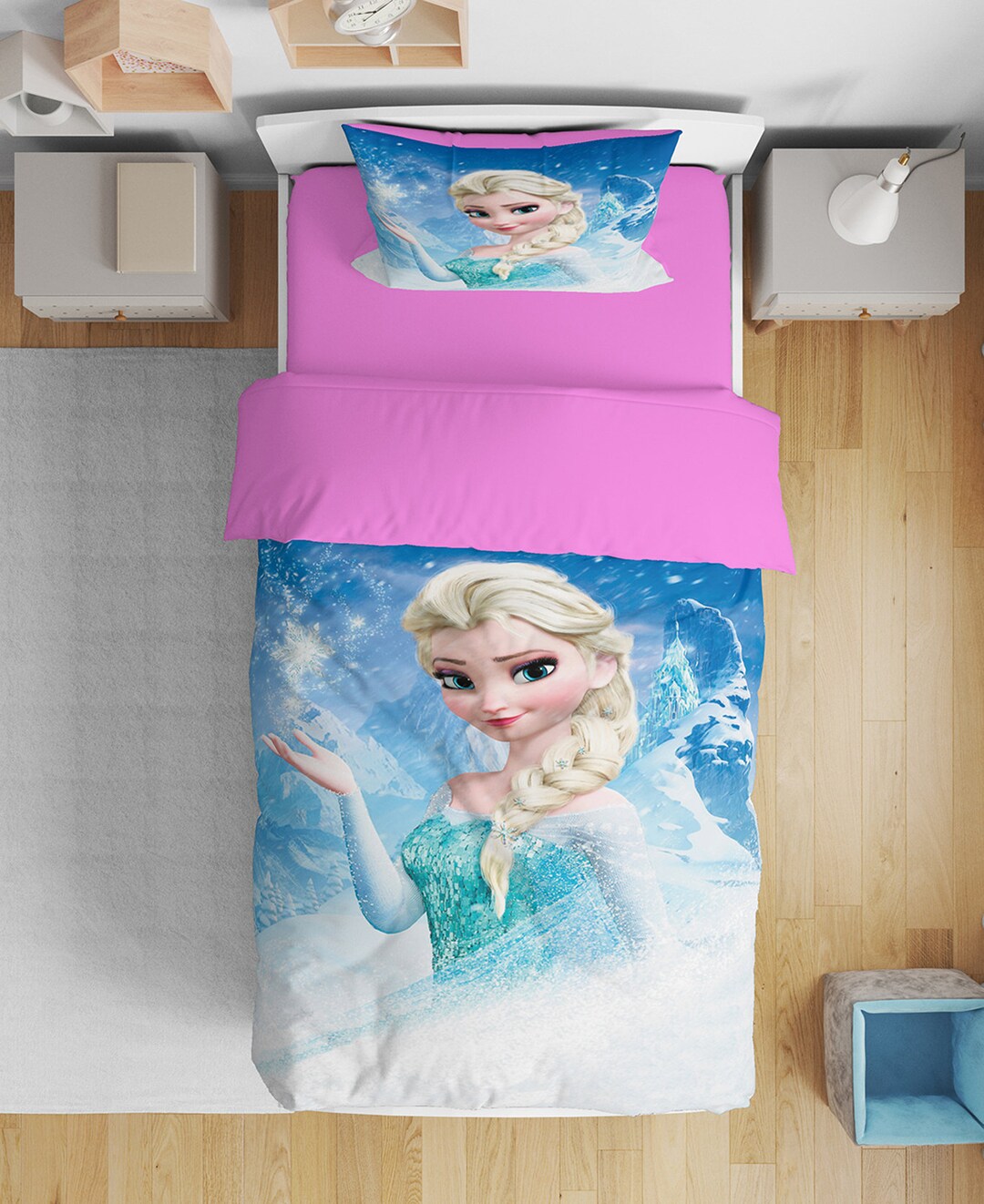 Frozen Elsa 3D Printed Sheet Set - Etsy