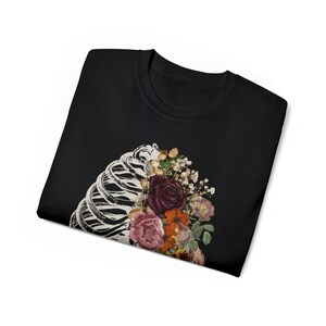 Dry Bones Floral Graphic Tee | Skeleton t-shirt | Christian image 3