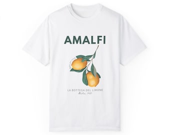 Costa de Amalfi / Amalfi Italia Camiseta Gráfica / Limoncello / Camiseta Limón