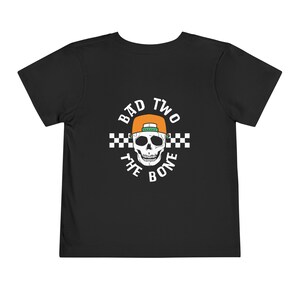Bad Two The Bone Toddler Short Sleeve Tee | 2 Yr Old | 2nd Birthday Party
