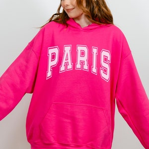 Paris Varsity Hoodie: French Trip Souvenir Gift
