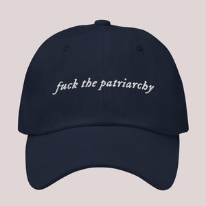 F*ck the Patriarchy Embroidered Dad Hat: Feminist Baseball Cap
