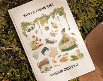 Carnet ligné Goblincore : journal Forest Mushroom, cadeau Cottagecore