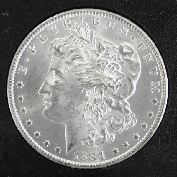 1884-CC (Carson City Mint) U.S. Morgan Dollar (90% Silver), GSA