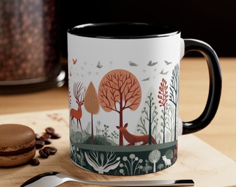 Magical Forest Mug, Mystical Mug, In The Trees Mug, Creative Mug, Gift For Mom, Nature Gift, Nature Lover Mug, Enchanted Forest