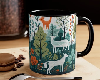 Mystical Forest Mug, Magical Mug, In The Trees Mug, Creative Mug, Gift For Mom, Nature Gift, Nature Lover Mug, Enchanted Forest