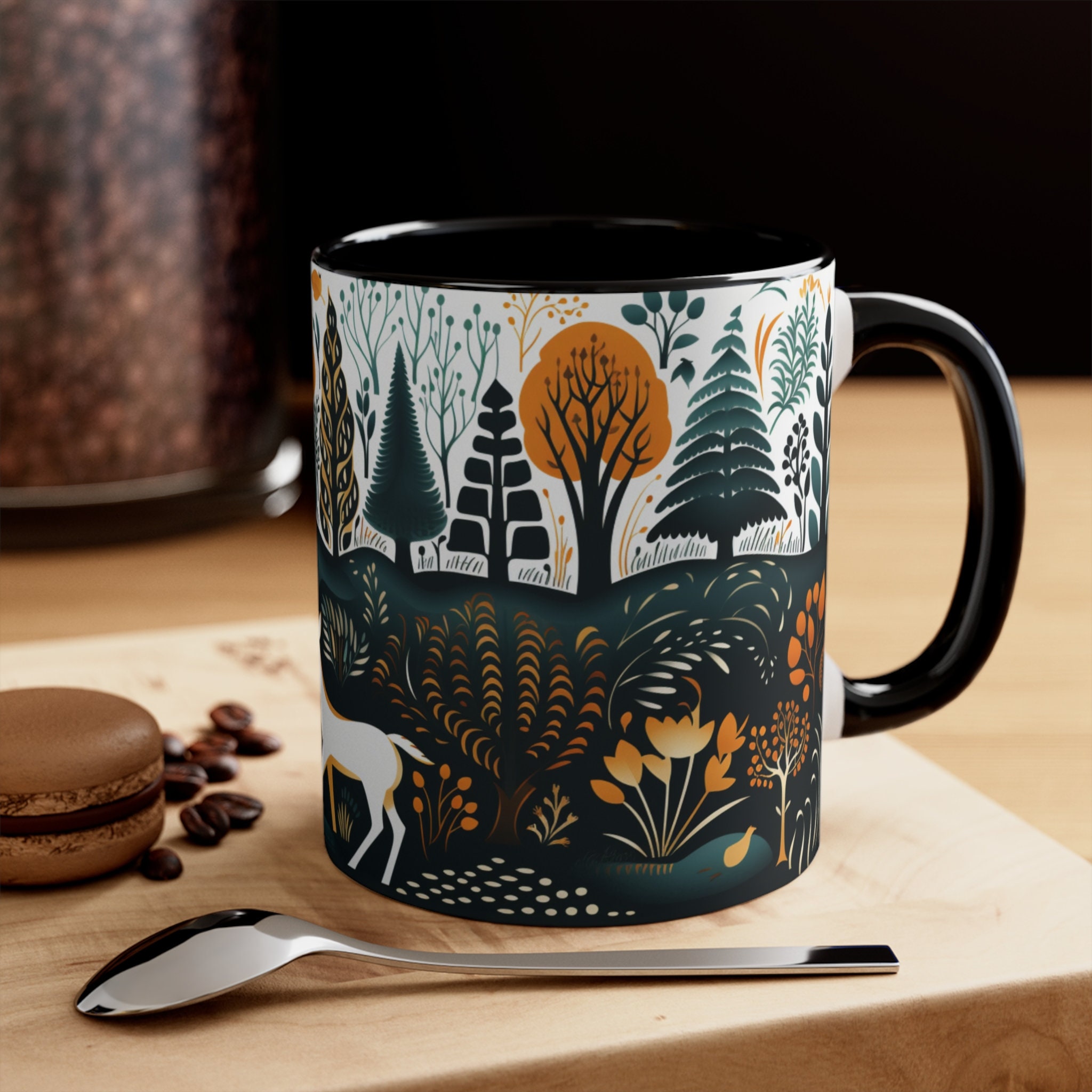Magic Forest Mug, Mystical Mug, In The Trees Mug, Creative Mug, Gift For Mom, Nature Gift, Nature Lover Mug, Enchanted Forest