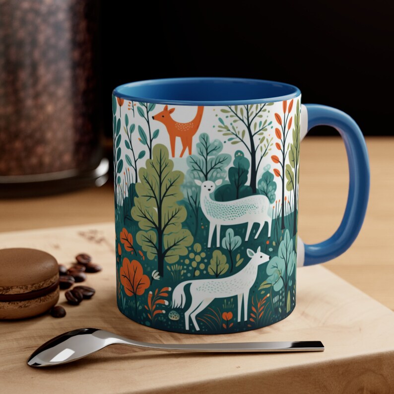 Mystical Forest Mug, Magical Mug, in the Trees Mug, Creative Mug, Gift ...