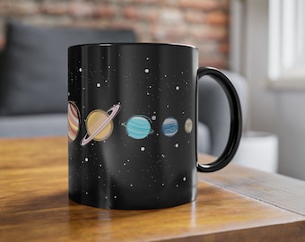 Planets Mug, Solar System Mug, Outer Space Mug, Astronomy Gift, Astronomy Mug, Galaxy Mug, Planets Gift, Galaxy Gift, Outer Space Gift