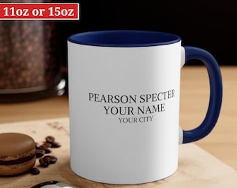 Personalized Suits Mug, Pearson Specter Litt Mug, Suits TV Show Mug, Harvey Specter Mug, Louis Litt Mug, Suits Coffee Mug