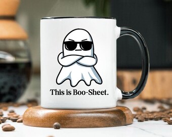 Boo Sheet Mug, Halloween Mug, Boo Sheet, Spooky Basket