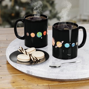 Planets Mug, Solar System Mug, Outer Space Mug, Astronomy Gift, Astronomy Mug, Galaxy Mug, Planets Gift, Galaxy Gift, Outer Space Gift image 3