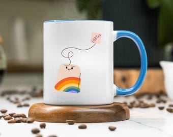 Caneca LGBTea, Caneca de Café, Xícara de Café, Comunidade LGBT, Comunidade Queer, Amantes, Presente, Entusiastas de Chá, Orgulho, Gay, Lésbica, Bissexual