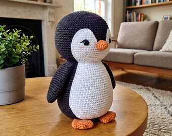 Penguin Amigurumi Crochet Pattern Cute Winter Animal Plush PDF