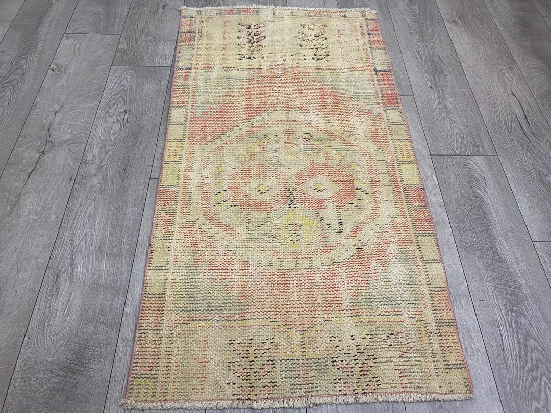 2x4 Small Rug, 2x4 Pink Rug, 2x4 Vintage Rug, 2x4 Turkish Rug, 2x4 ...