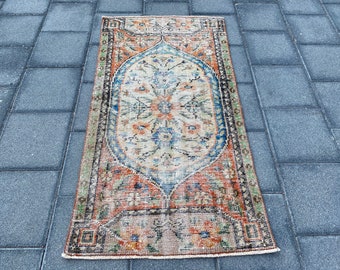 2,4 x 4,6 pi, tapis bohème, tapis vintage, tapis d'accent, tapis turc, petit tapis, tapis bohème, tapis en laine fait main, tapis bio, tapis oushak, tapis décoratif
