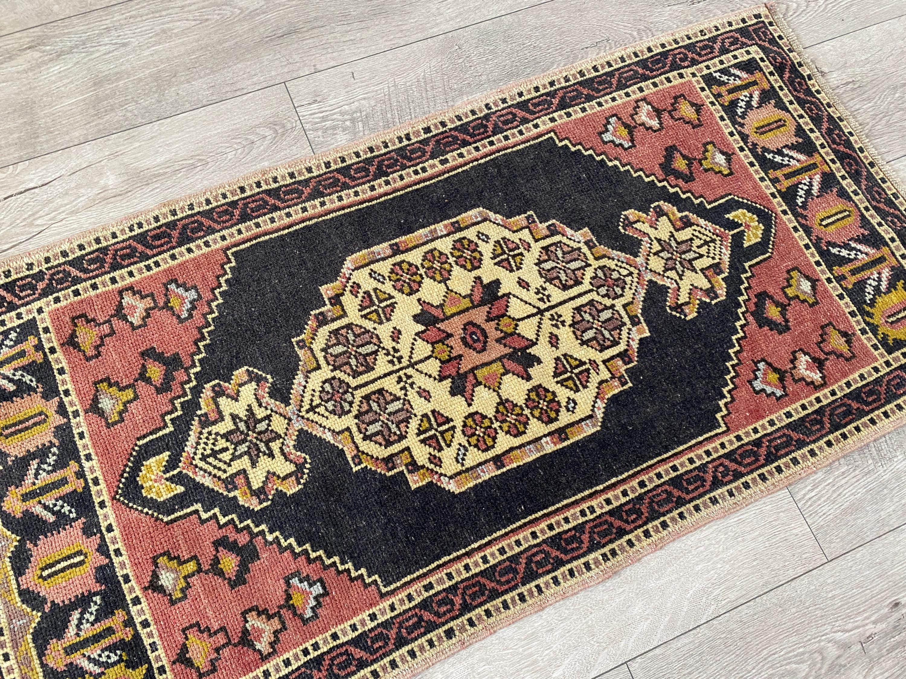 Turkish Rug, Kitchen Rug, Pink Area Rug, Livingroom Rug
