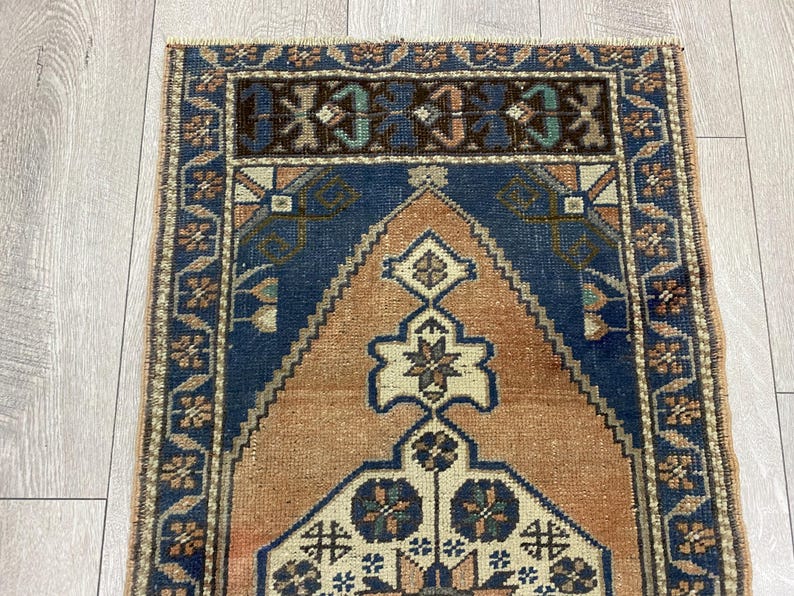 Turkish Rug Small Turkish Rug Small, Vintage Rug, Oushak Rug, Unique Rug, Doormat ...